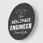 航空宇宙技術者贈与 ラージ壁時計 (傾斜)