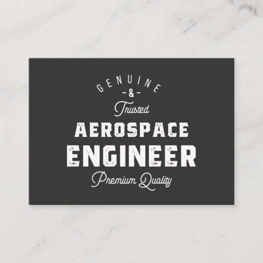 航空宇宙技術者贈与 名刺 (正面)