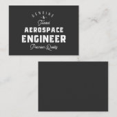 航空宇宙技術者贈与 名刺 (正面/裏面)