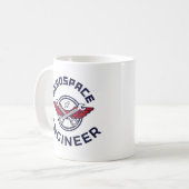航空宇宙技術者 コーヒーマグカップ (正面左)