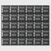 航空宇宙技術者 ラッピングペーパー (フラット)