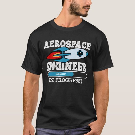 航空宇宙技術者 Tシャツ (正面)
