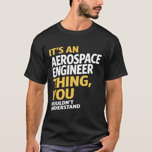 航空宇宙技術者 Tシャツ (正面)