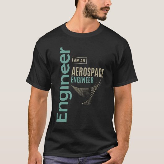 航空宇宙技術者 Tシャツ (正面)