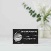 航空宇宙産業テンプレート 名刺 (スタンド正面)