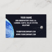 航空宇宙産業テンプレート 名刺 (裏面)