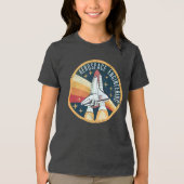 航空工学 V01 トライブレンドＴシャツ (正面)