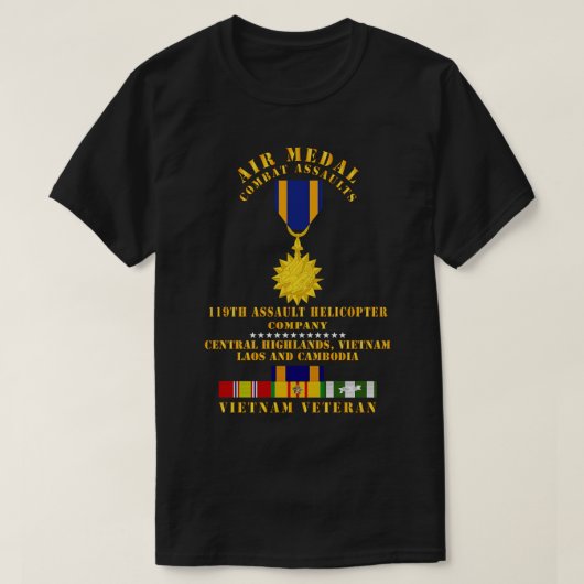 航空従事戦闘攻撃大戦第119回AHC中部最高記録 Tシャツ (デザイン正面)