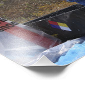 航空従事者が桶に立つ フォトプリント            (角)