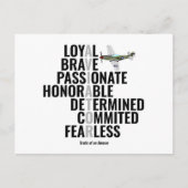 航空従事者の特性 ポストカード (正面)