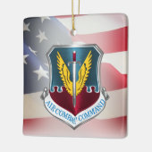 航空戦闘司令部 – "ACC"クリスマス セラミックオーナメント (左)
