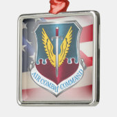 航空戦闘司令部 – "ACC"クリスマス メタルオーナメント (左)