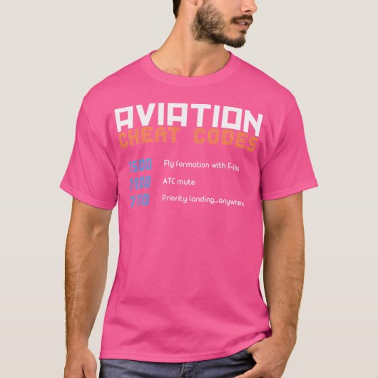 航空手帳航空パイロット Tシャツ (正面)