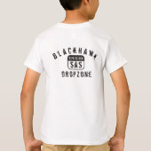 航空攻撃の子供のTシャツ Tシャツ (裏面)