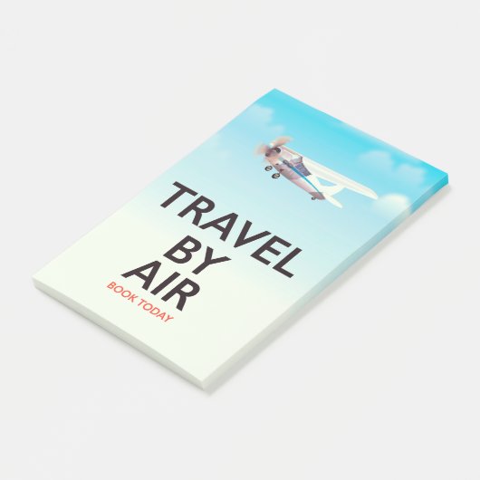 航空旅行ポスター ポストイット (アングル)