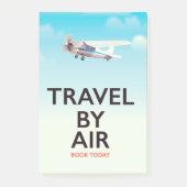 航空旅行ポスター ポストイット (正面)