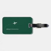 航空旅行用荷物タグ ラゲッジタグ (裏面横)