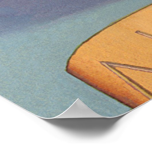 航空旅行 ポスター (角)