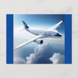航空旅行 ポストカード