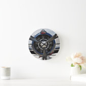 航空柱時計 ラウンド壁時計 (ホーム)