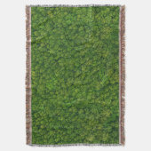 航空森林ビュー、平面図、コピー宇宙。 スローブランケット (正面縦)