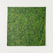 航空森林ビュー、平面図、コピー宇宙。 タペストリー (正面(横))