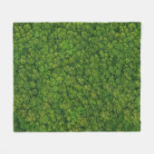 航空森林ビュー、平面図、コピー宇宙。 フリースブランケット (正面(横))