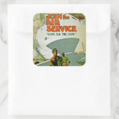 航空業務に参加す与える。 スクエアシール (バッグ)