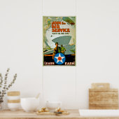 航空業務に参加す与える。 ポスター (キッチン)