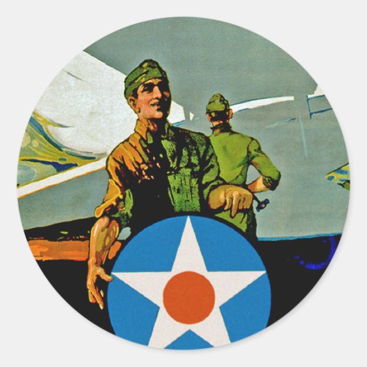 航空業務に参加す与える。 ラウンドシール (正面)