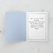 航空機が型枠をスカイカードに販売 カード (内部)