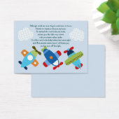 航空機が搭乗するメッセージカード/カード (デスク)