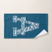 航空機に手紙を書く バスタオルセット (ハンドタオル)