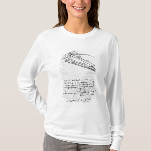 航空機のためのデザイン Tシャツ (正面)