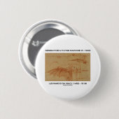 航空機のためのDa Vinciのデザイン 缶バッジ (正面&裏面)