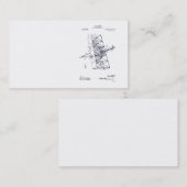 航空機のパテント- 1914年頃-名刺 名刺 (正面/裏面)