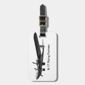 航空機のラベル ラゲッジタグ (正面縦)