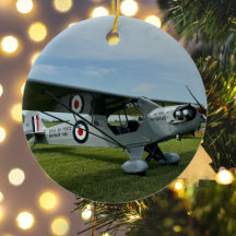 航空機の写真入りクリスマス オーダーメイド セラミック