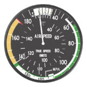 航空機の対気速度指示器飛行楽器 アイスホッケーパック (正面)