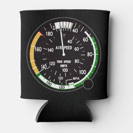 航空機の対気速度指示器飛行楽器 缶クーラー (正面)