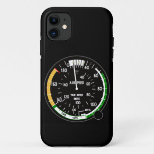 航空機の対気速度指示器飛行楽器 iPhone 11 ケース
