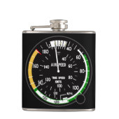 航空機の対気速度計 フラスク (正面)