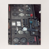 航空機の操縦席 ジグソーパズル (縦)