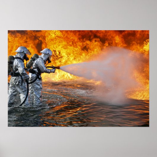 航空機の救助消防隊 ポスター (正面)