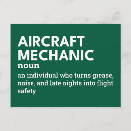 航空機の整備士おもしろい – ジョブ定義 シーズンポストカード