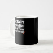 航空機の整備士を信頼する神 コーヒーマグカップ (正面左)