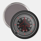 航空機の方向指示器 マグネット (正面/裏面)