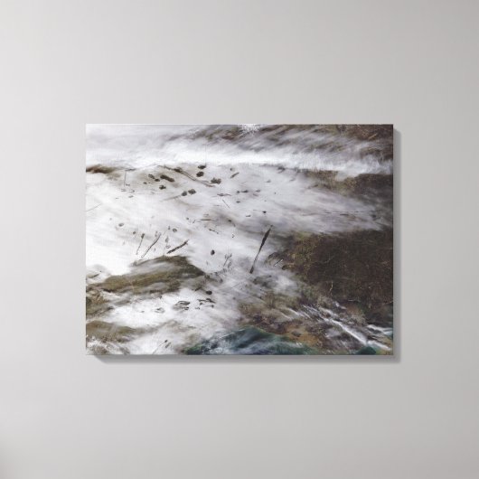 航空機の消散経路 キャンバスプリント (正面)