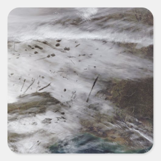 航空機の消散経路 スクエアシール (正面)