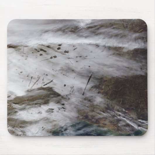 航空機の消散経路 マウスパッド (正面)